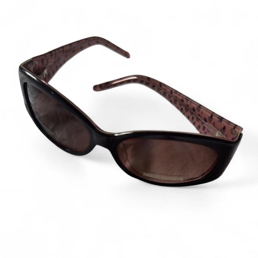 Harley Davidson Brown Oval Frame Sunglasses